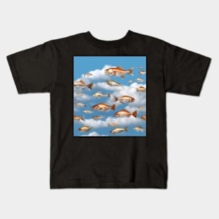 Raining Fish Kids T-Shirt